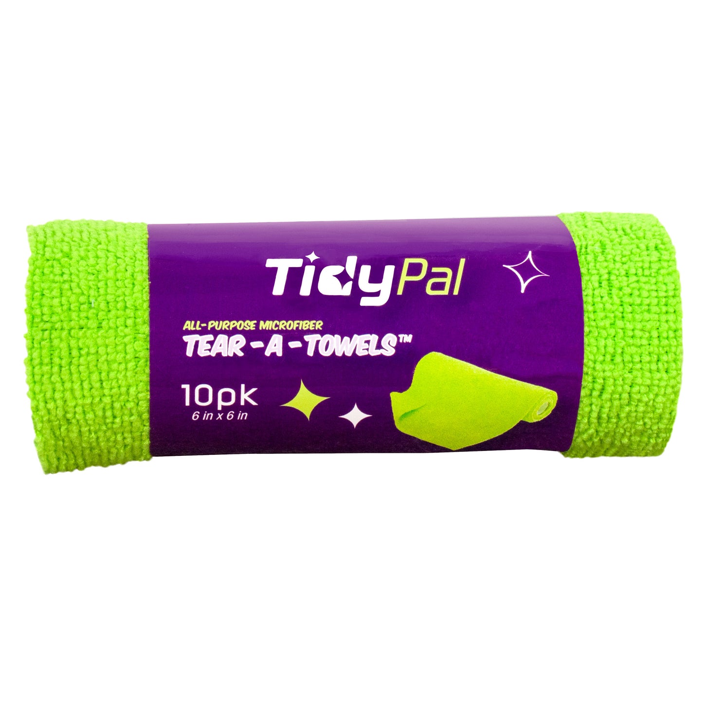 Tear-A-Towel 6"x6" 10-Pack